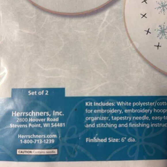 Herrschners Mr. & Mrs. Gnome Stamped Pictures Kit Christmas Crafts Gifts Holiday - Picture 2 of 7